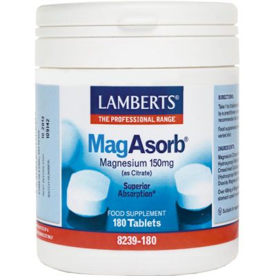 LAMBERTS MagAsorb Μαγνήσιο 180tabs